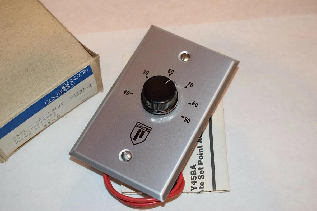 NEW JOHNSON CONTROLS Y45BA-1 REMOTE SET POINT POTENTIOMETER  CONTROL