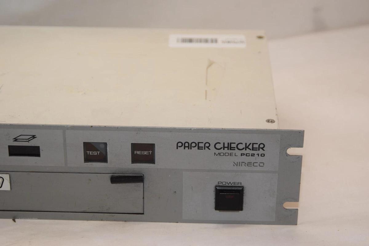 Used NIRECO PC210 913071 Paper Checker Controller