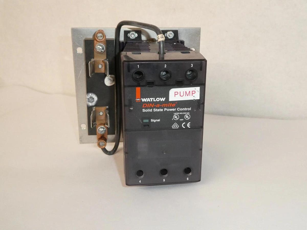Used WATLOW DC1V-5060-F000 4-20mA DIN-a-mite Solid State Power Control