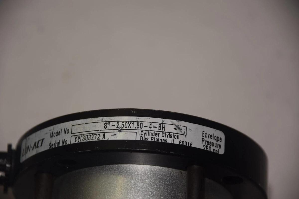 LIN-ACT ST-2.50X1.50-4-BH PNEUMATIC CYLINDER NEW