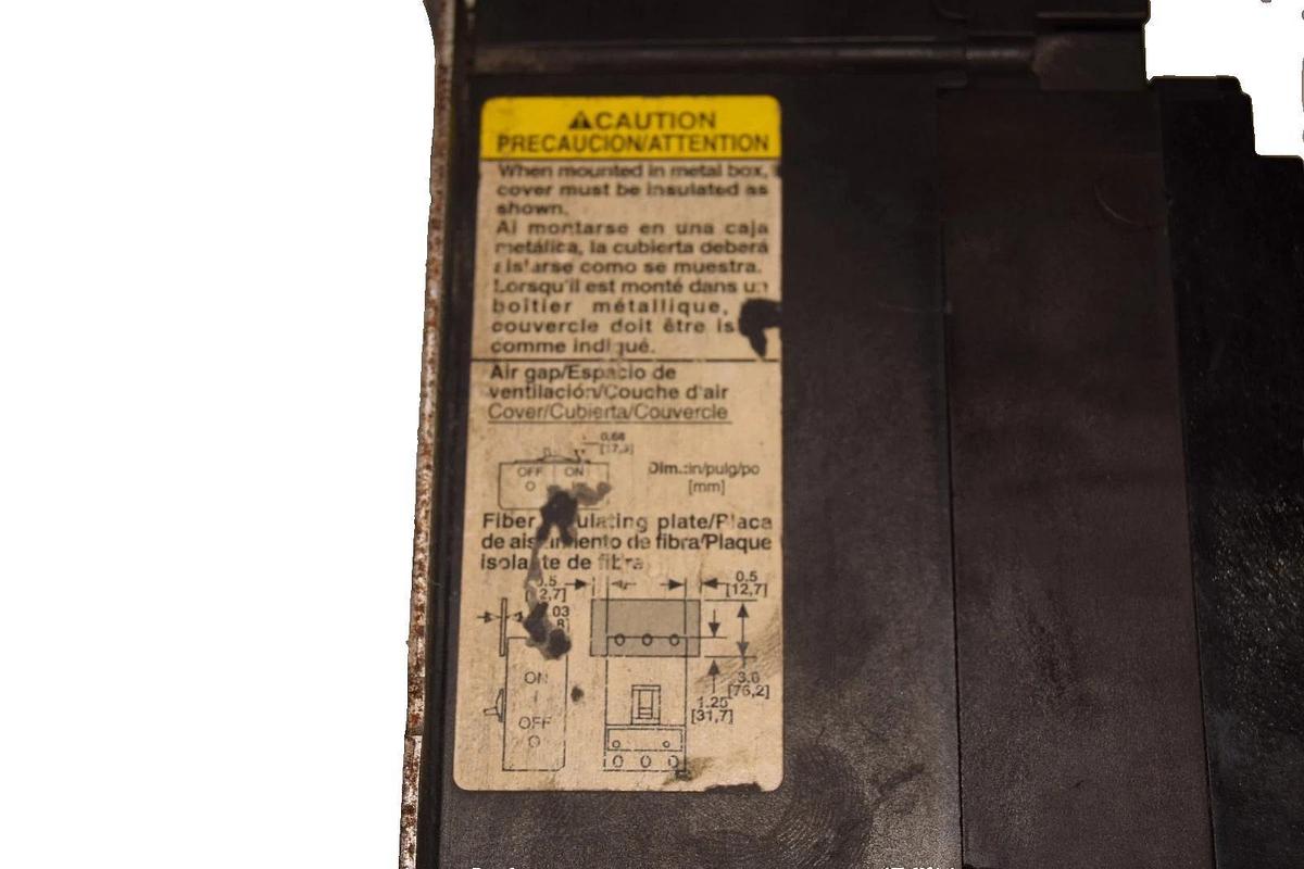 Used Square D Circuit Breaker 200A JDL26200 200 Amp JD 250 3P