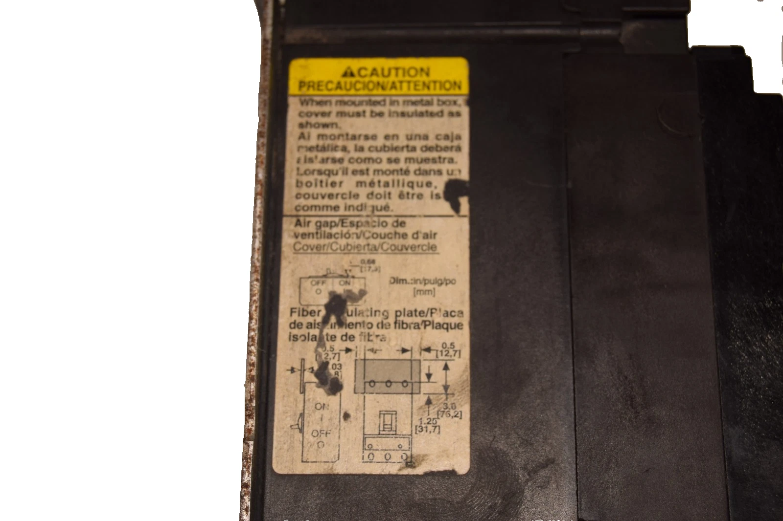 Used Square D Circuit Breaker 200A JDL26200 200 Amp JD 250 3P