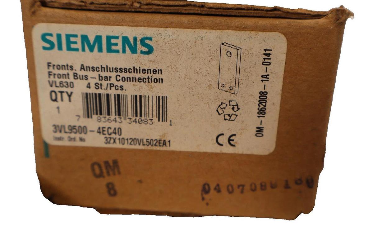 Siemens 3VL9500-4EC40 , 3VL95004EC40 Front Bus-Bar Connecton (New)
