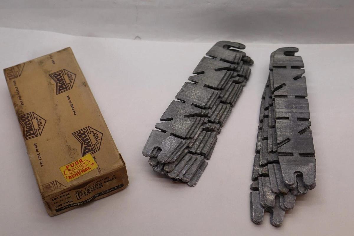 (NEW - Box of 20) PIERCE 6400 400A 600V Renewable Fuse