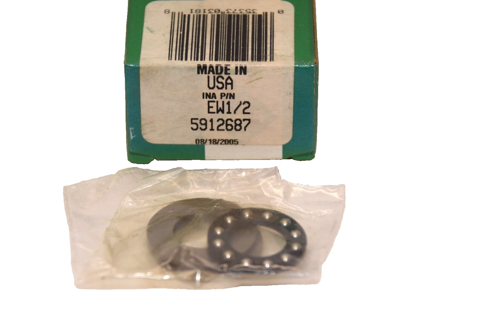 (NEW) INA EW1/2 1/2" Bore Thrust Bearing