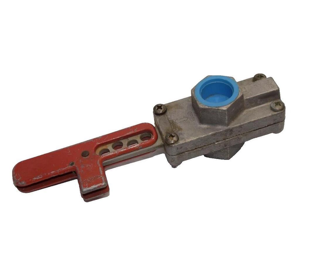 Used RM 1" npt Lock out Lockout Tag Out Tagout Valve