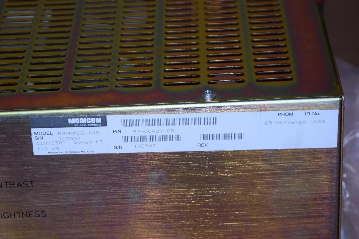 New Modicon AEG MM-PMC2-10S PanelMate Plus Operator Interface Screen 92-00429-05