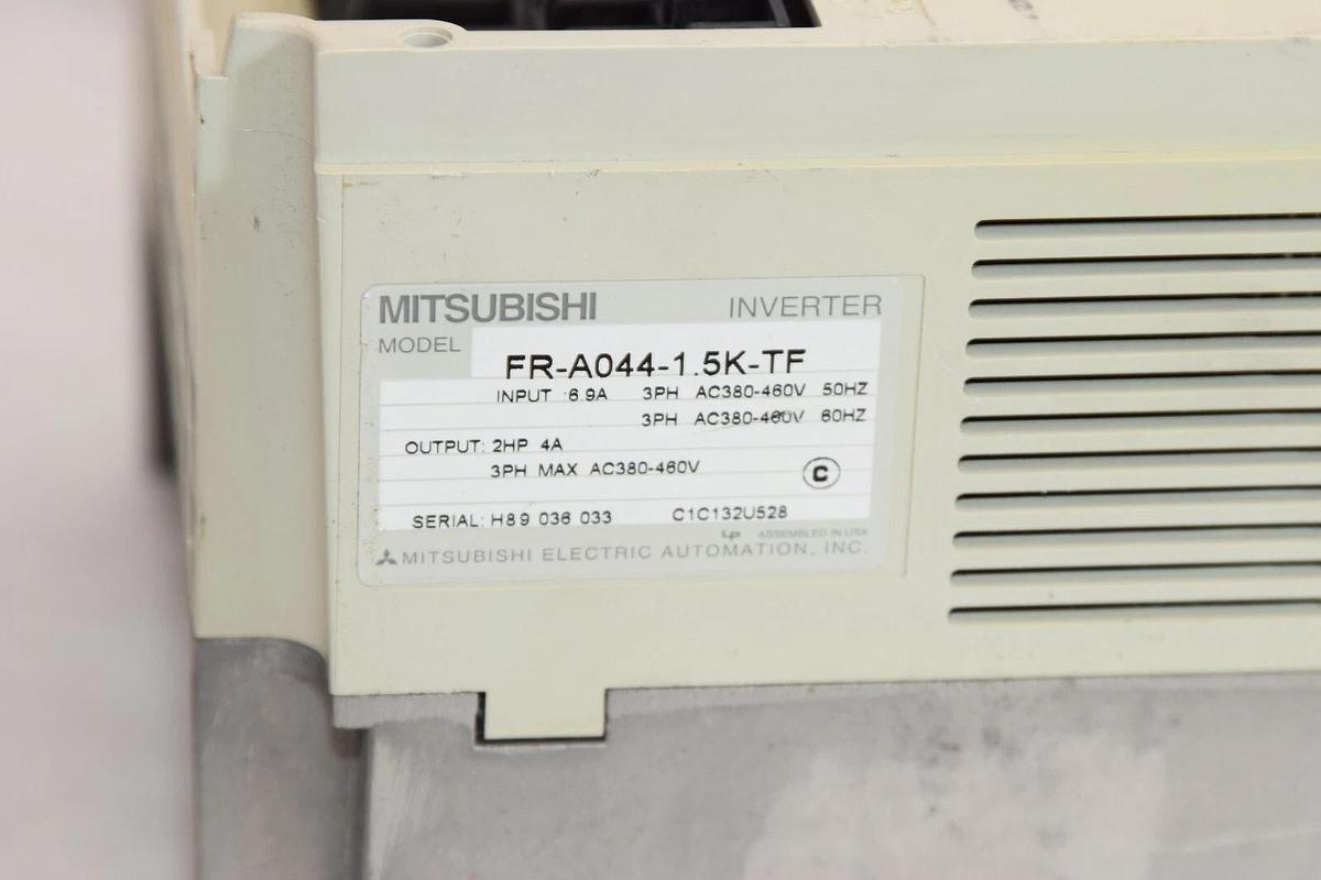 Used MITSUBISHI FR-A044-1.5K-TF 3PH 380-460V 50/60Hz 6.9A Drive Inverter