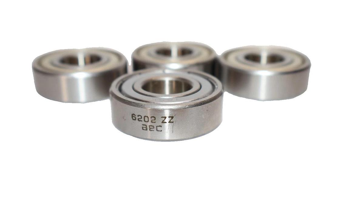 6202Z , 6202ZZ Shielded Bearing (New - Lot of 4)