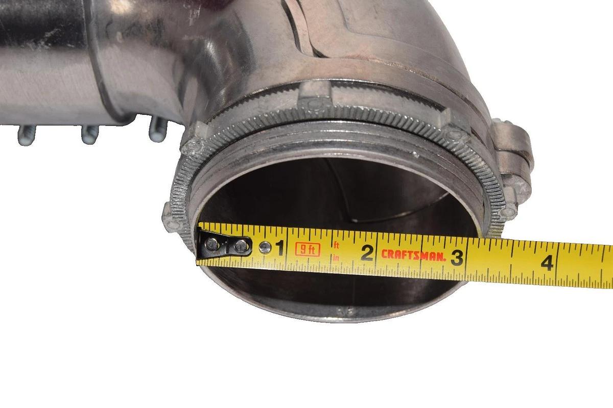 Nesco 812-DC2 3" 90 degree 2-Screw Flex Connector Fitting (New - Lot of 5)