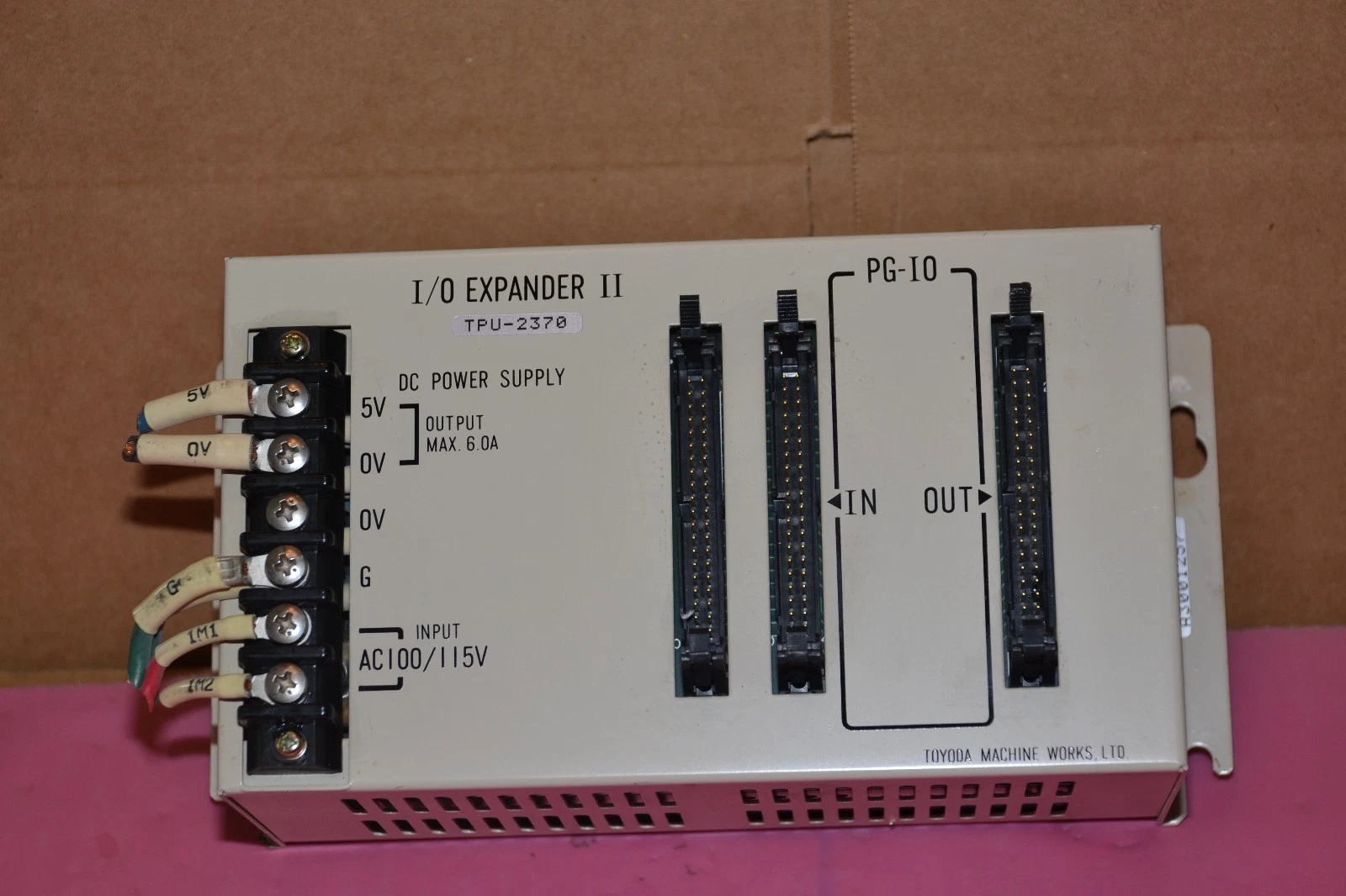 Used Toyoda Machine Works, LTD DC Power Supply I/O Expander II TPU-2370 TPU2370