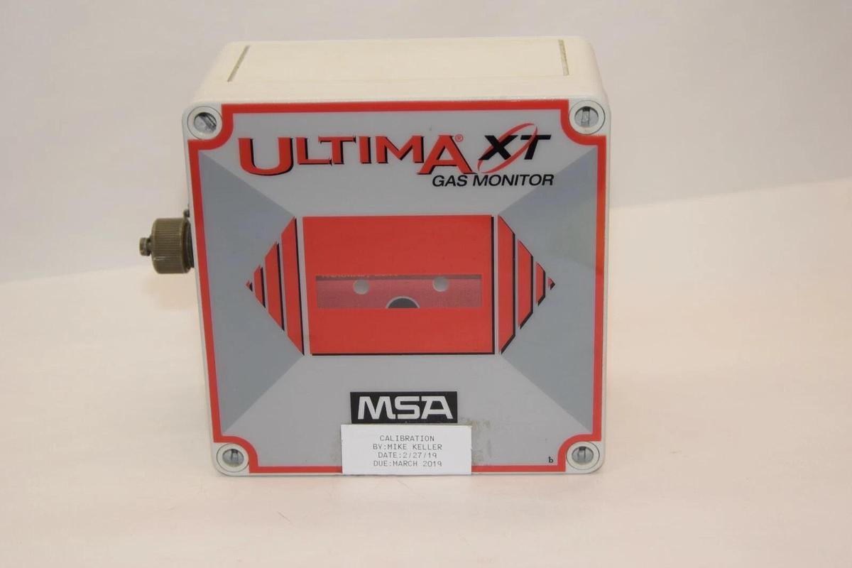 Used MSA A-ULTIMAX-XP-L-39-F-4-D-1-0-0-0-0-1-0-C 3 Wire Gas Monitor