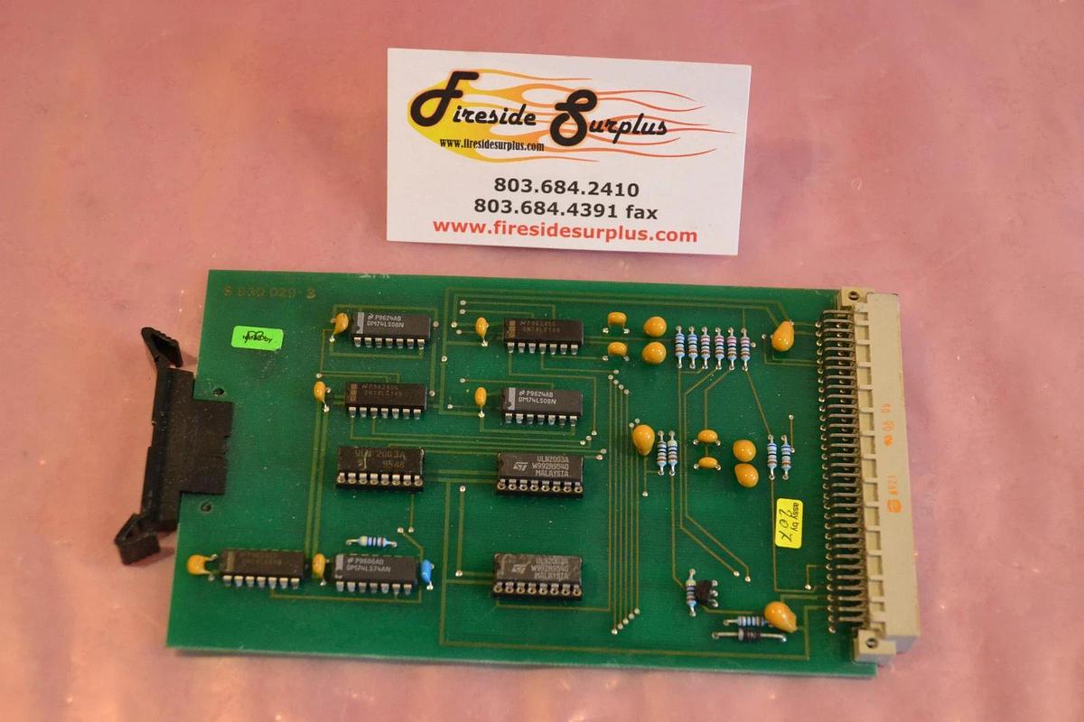 Used ARL CHARMILLES PRINT ELEC CIRCUIT BOARD CARD S 930029-3 S9300293 S700250