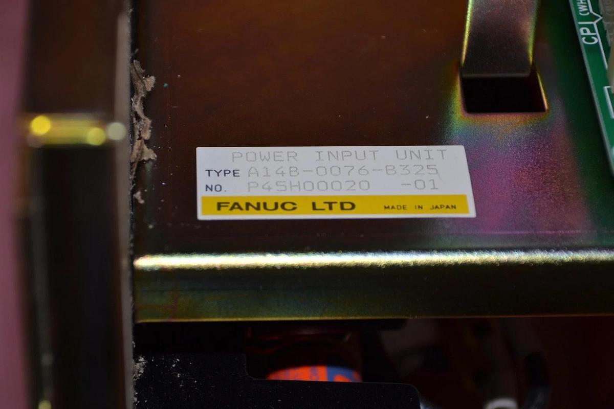 Used FANUC LTD POWER INPUT UNIT A14B-0076-B325 A14B 0076 B325 P45H00020-01 P45PBB