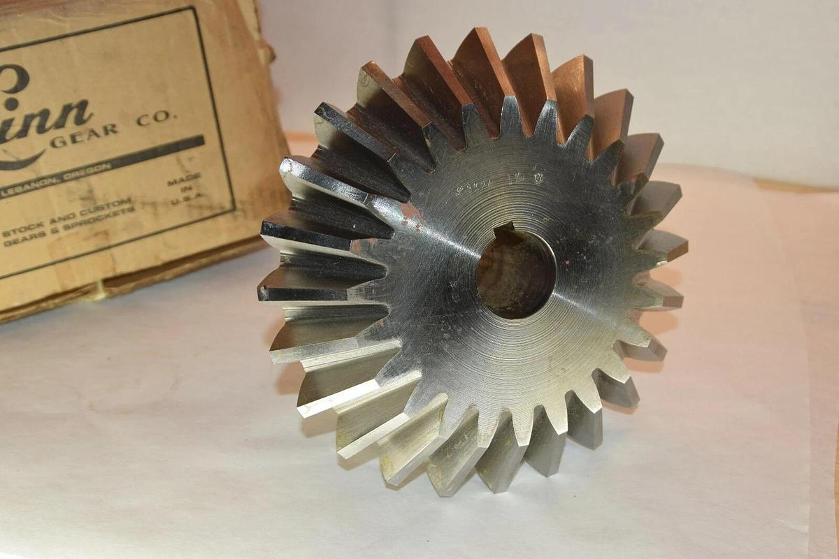 Linn Gear 3M24 1 7/16" 1-7/16" Bore Steel miter gear,  pitch 8, 24 Teeth