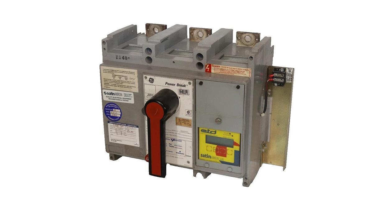 Refurbished GE General Electric Circuit Breaker Power Break 800A 800 Amp TP88SS ETD ETC-12