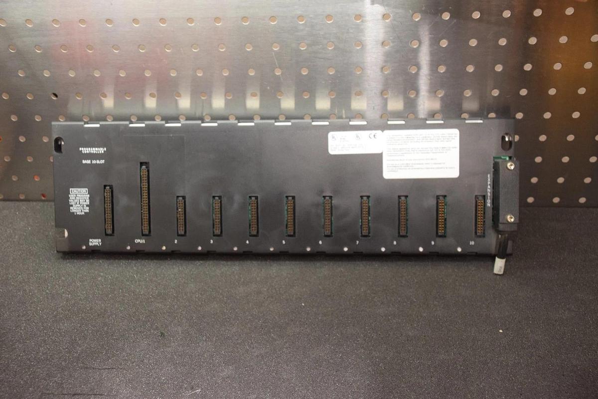 Used GE FANUC IC693CHS391H 10 SLOT EXPANSION BASEPLATE