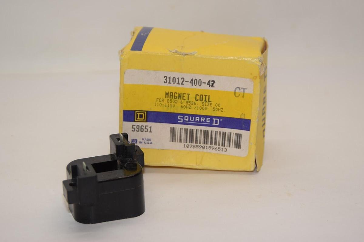 (NEW) SQUARE D 31012-400-42 110-115V 60Hz/100V 50Hz Magnet Coil USA