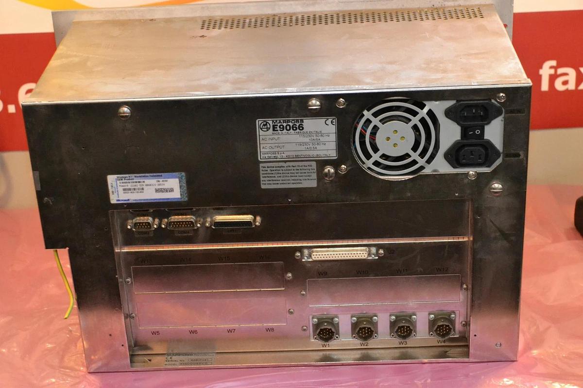 Used MARPOSS OPERATOR INTERFACE E9066 866DDDEFCC 230V 230 V WITH WINDOWS NT