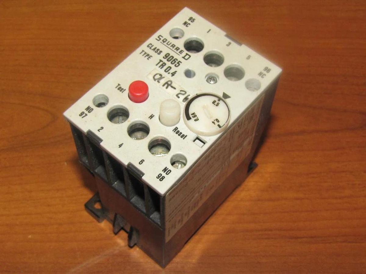 Used Square D 9065 TR0.4 9065TR0.4 9065TR Contactor