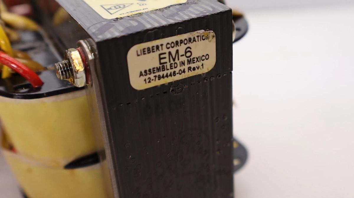 Used EMERMEX / LIEBERT 139302-01 , 136202P1 , EM-6 24V Coil Transformer