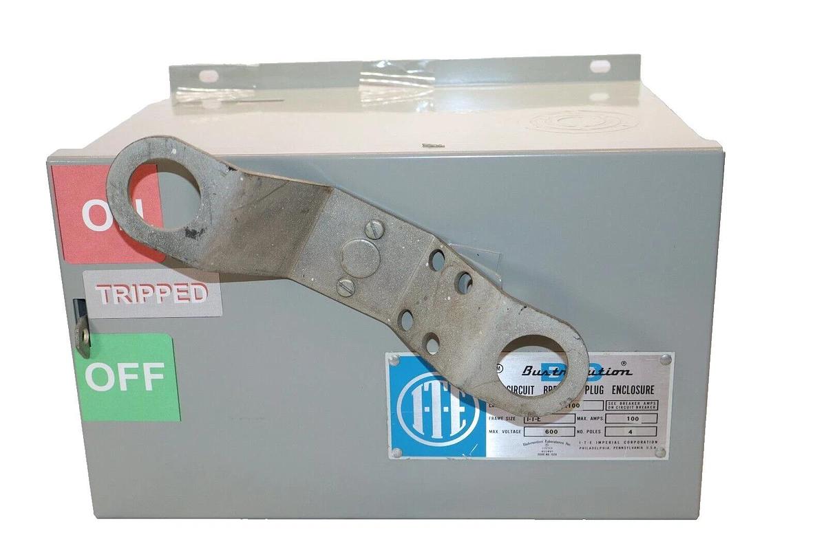 Siemens ITE 100A Busway Plug Plug-In BDEHR100 BDEH4060UR 3ph 4W 600v *REFURB*