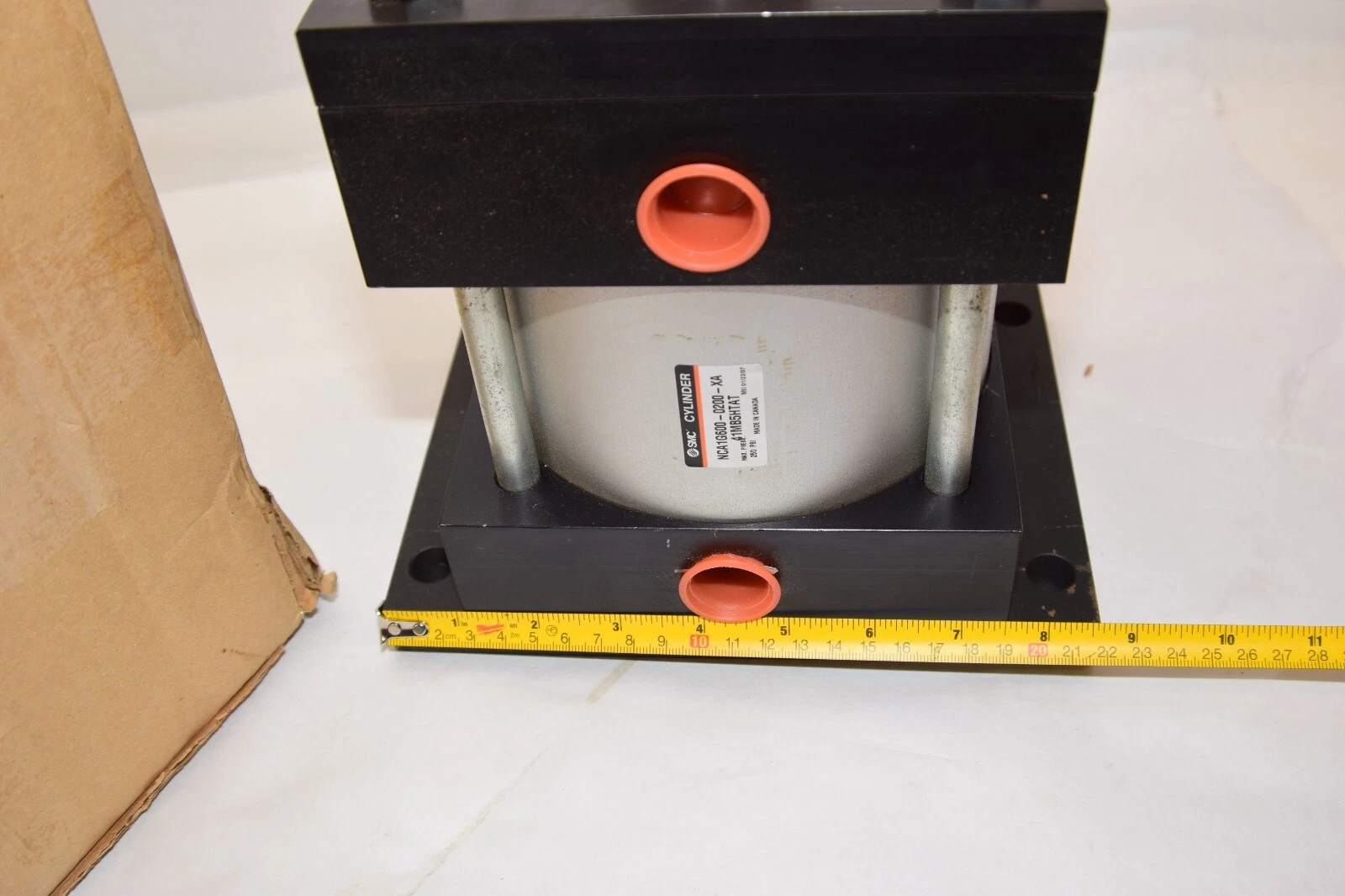 (NEW) SMC NCA1G600-0200-XA , NCA1G600-0200-XA41MB5HTAT 250psi Cylinder