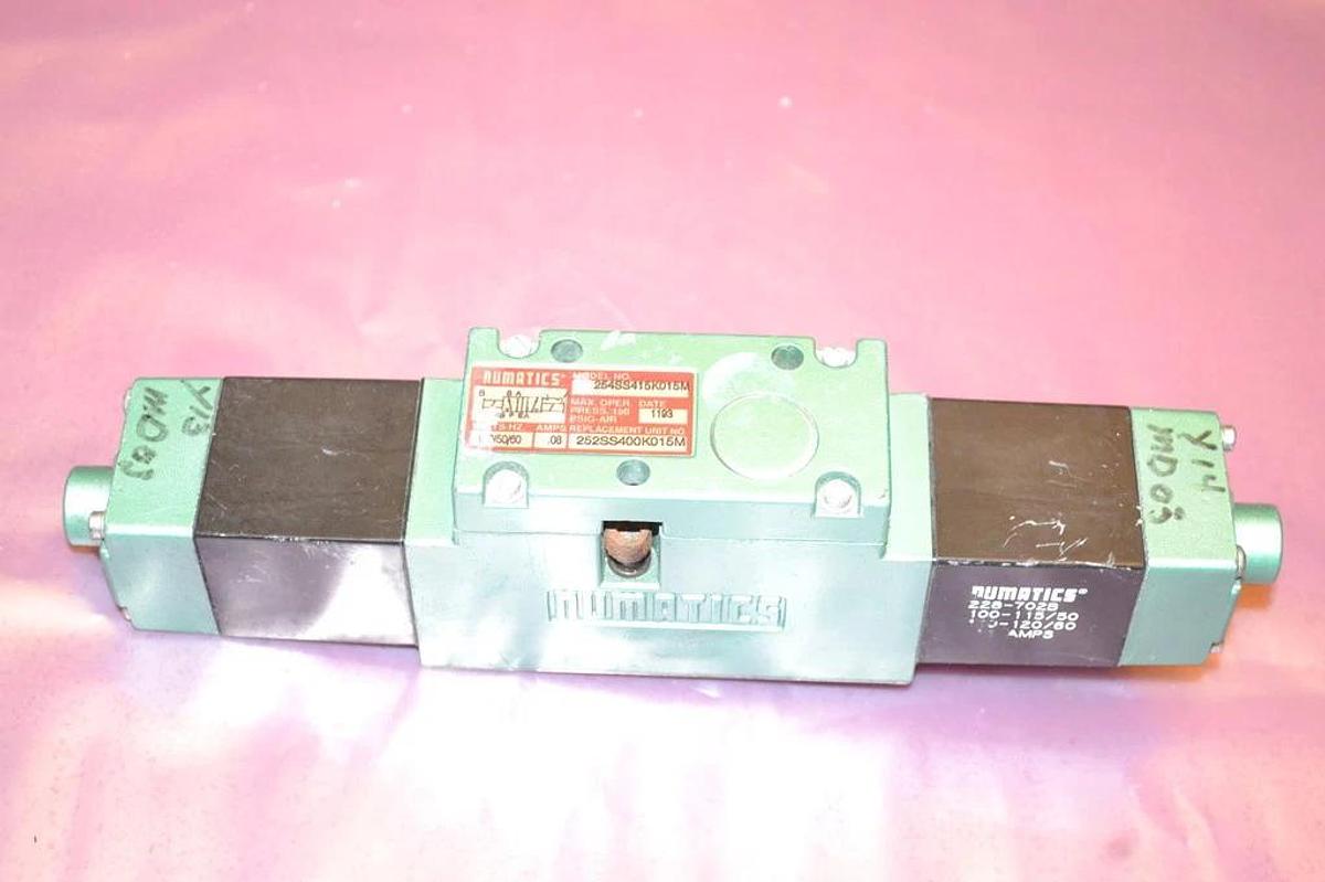 Used NUMATICS VALVE 254SS415K015M 252SS400K015M
