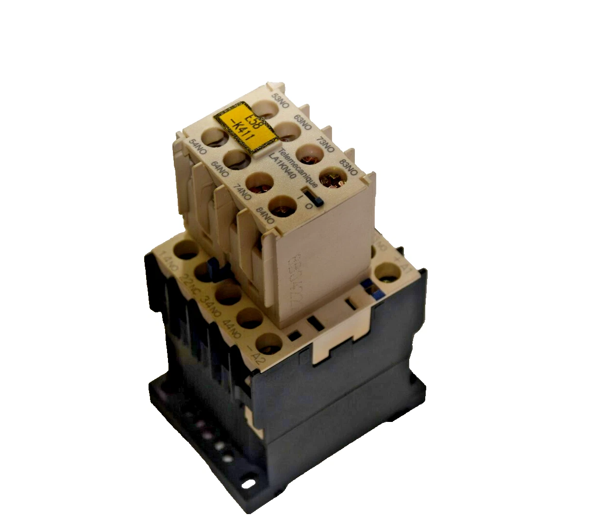 Used SQUARE D TELEMECANIQUE Contactor CA3KN31BD CA3KN 31BD 10A 690V 8kV W/ LA1KN40