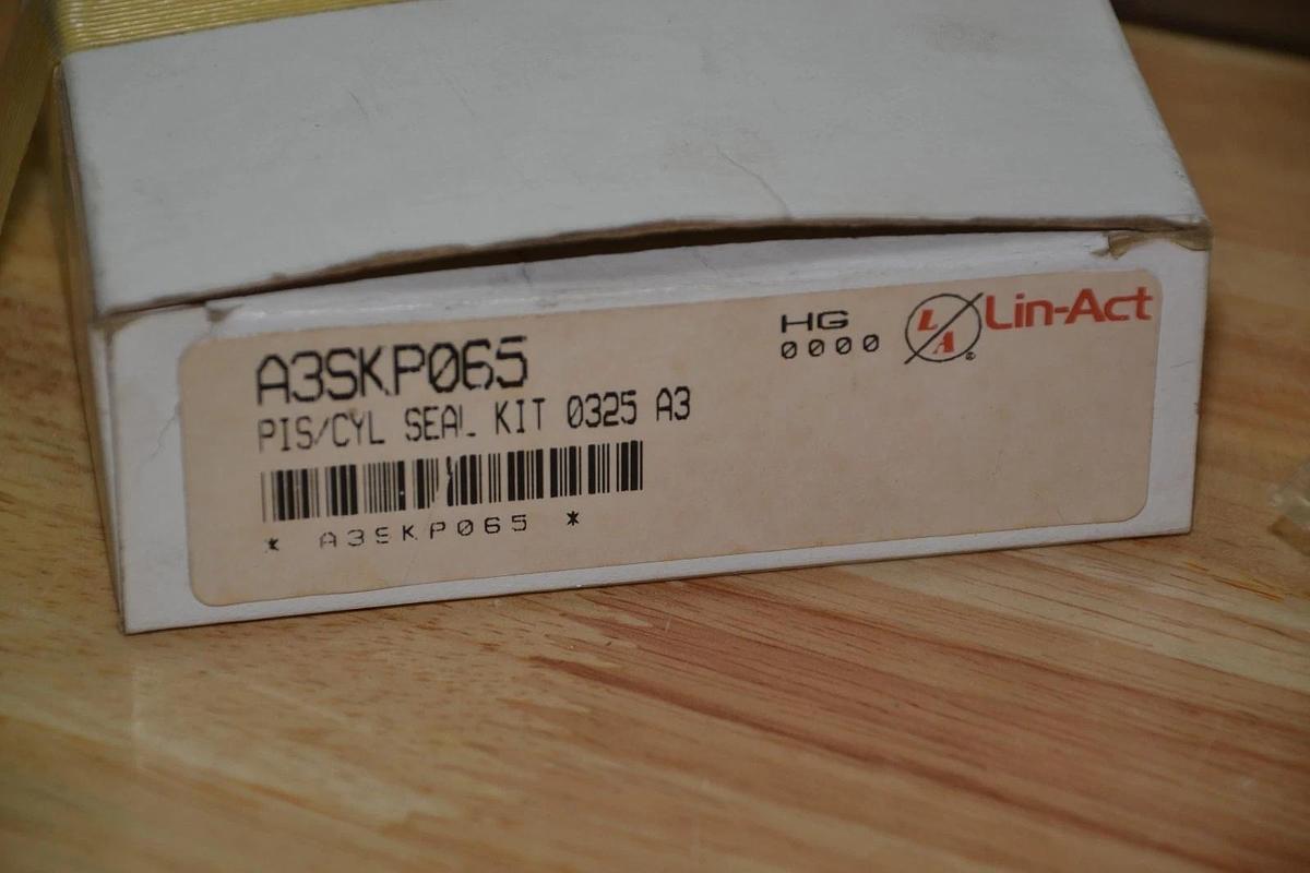Used Lin-Act A3SKP065 Piston Cylinder Seal Kit Rebuild Kit