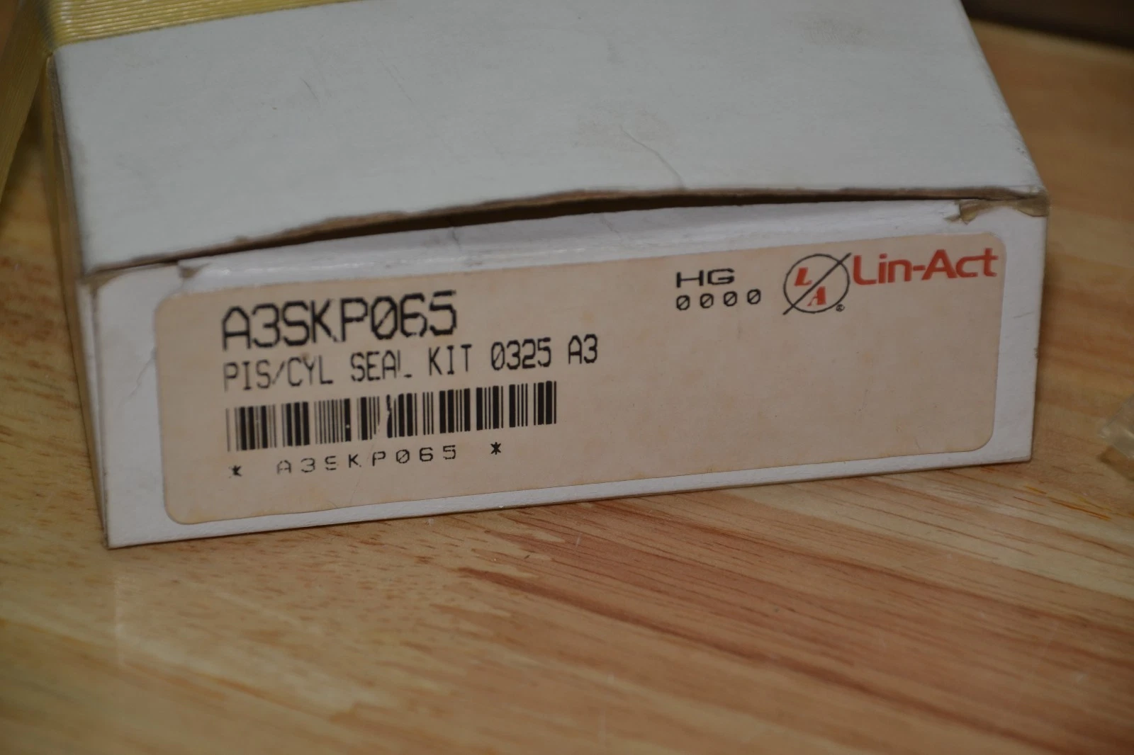 Used Lin-Act A3SKP065 Piston Cylinder Seal Kit Rebuild Kit