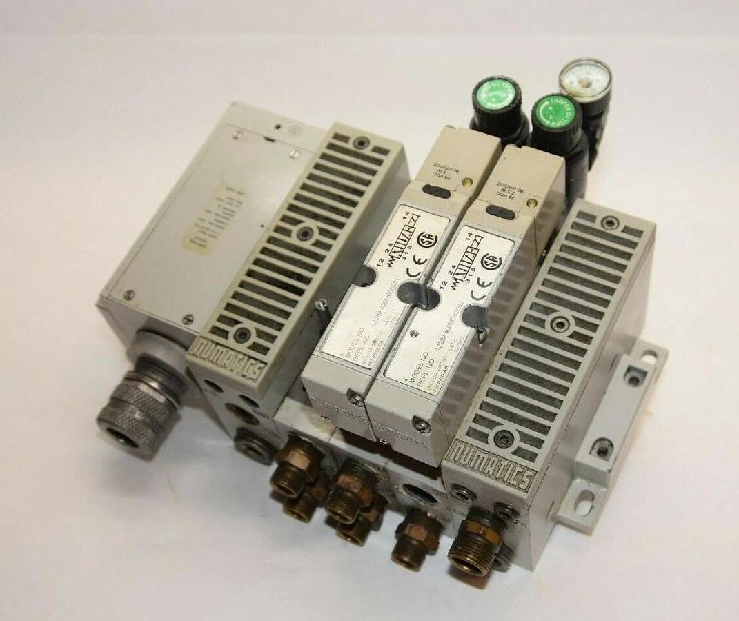 Used NUMATICS 239-1229 Manifold Block With Valves 122BA400M000061