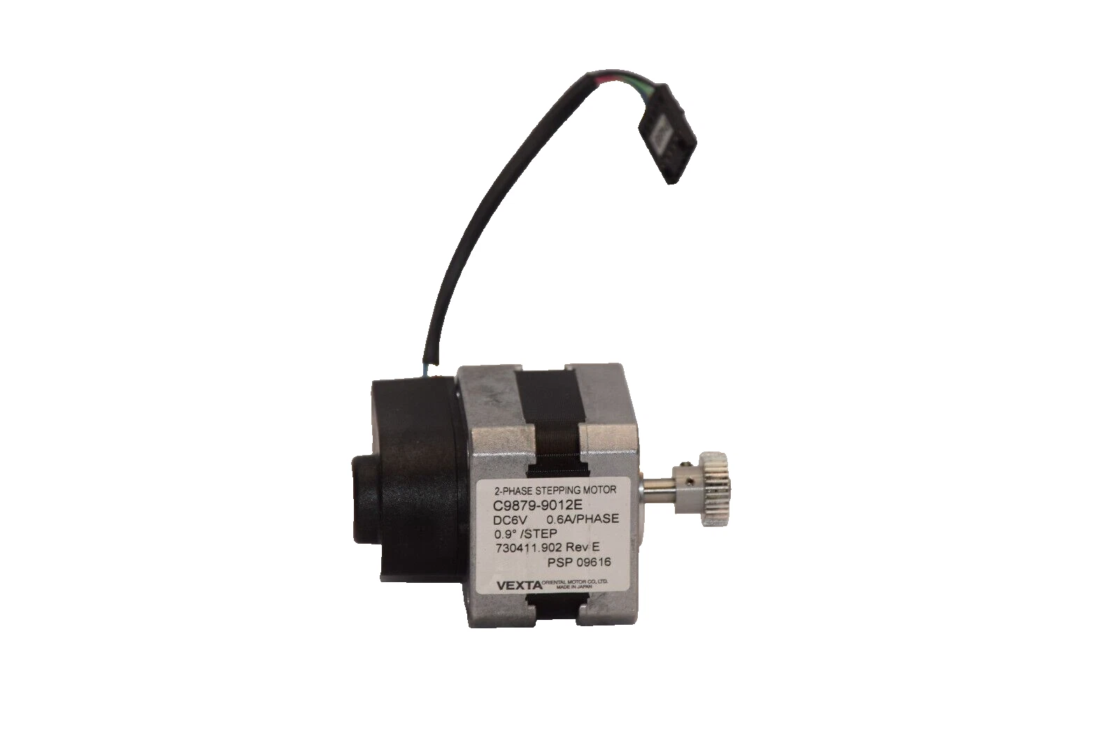 Used VEXTA Oriental 2 phase Stepping Motor C9879-9012E 6V w/ E5S-200-197-E