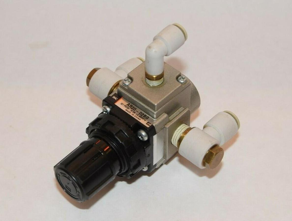 Used SMC AR20-02BG AR2002BG 0.05-0.85MPa Air Pressure Regulator