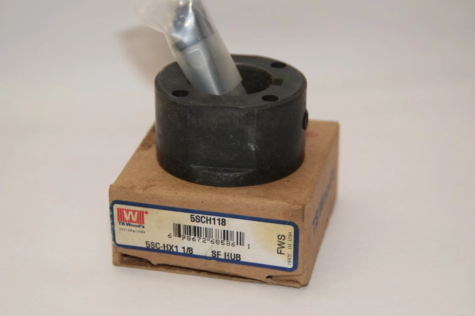 (NEW) TB WOODS 5SCH118 5SC-HX1 1/8 1-1/8" Sure Flex Hub