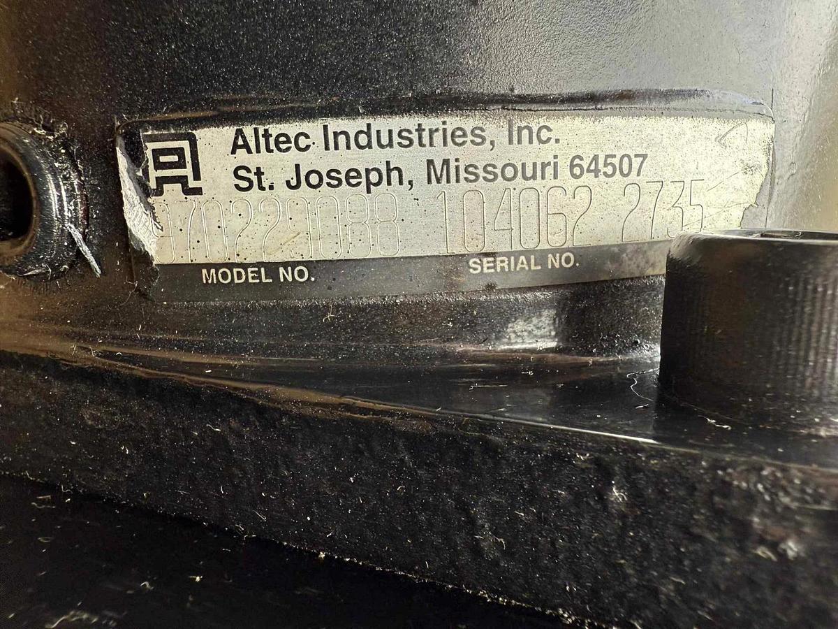 Altec Rotational Worm Gear Box Gearbox Assembly 970229088