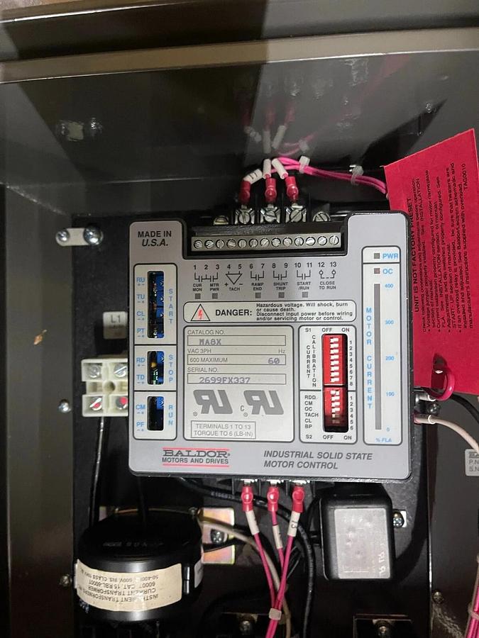 BALDOR MA8X Solid State Starter MA7-080-CC 3 PHASE MA7080CF GE MC SELA 100A NEW
