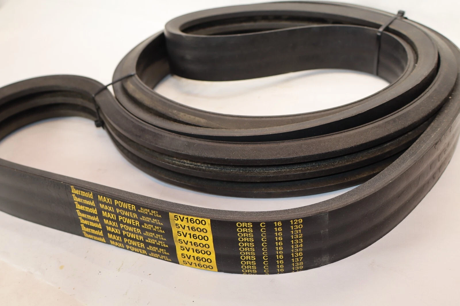 (NEW) THERMOID 5V1600 , 5V1600/3 3/5V1600 3-Rib Maxi Power V-Belt USA