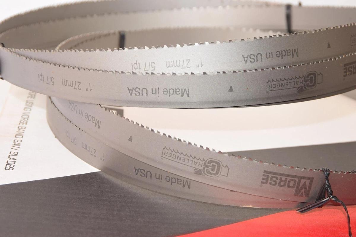 2 MORSE 10' 10-1/2" 1.035 5/7 VP Challenger Bandsaw Blade 9155571304 1" 27mm NEW