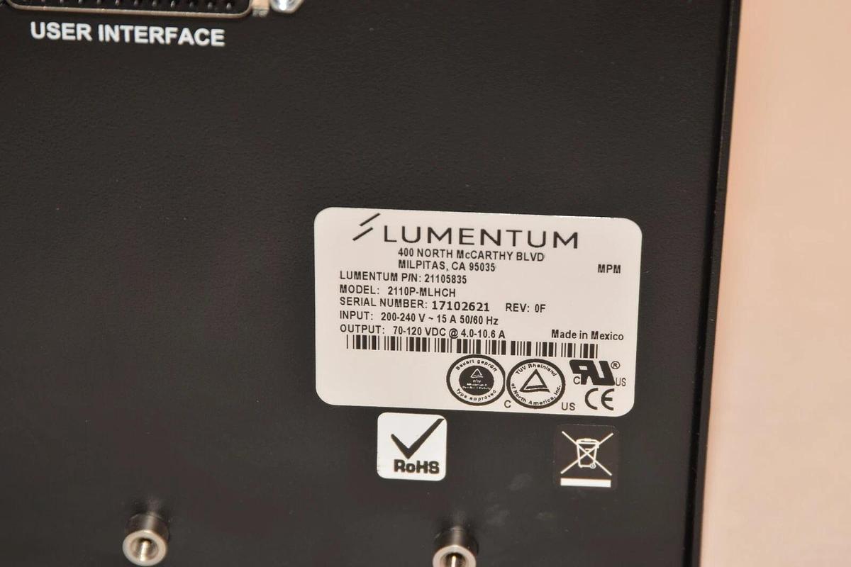 (New) Lumentum JDSU 21105835  2110P-MLHCH Laser Power Supply