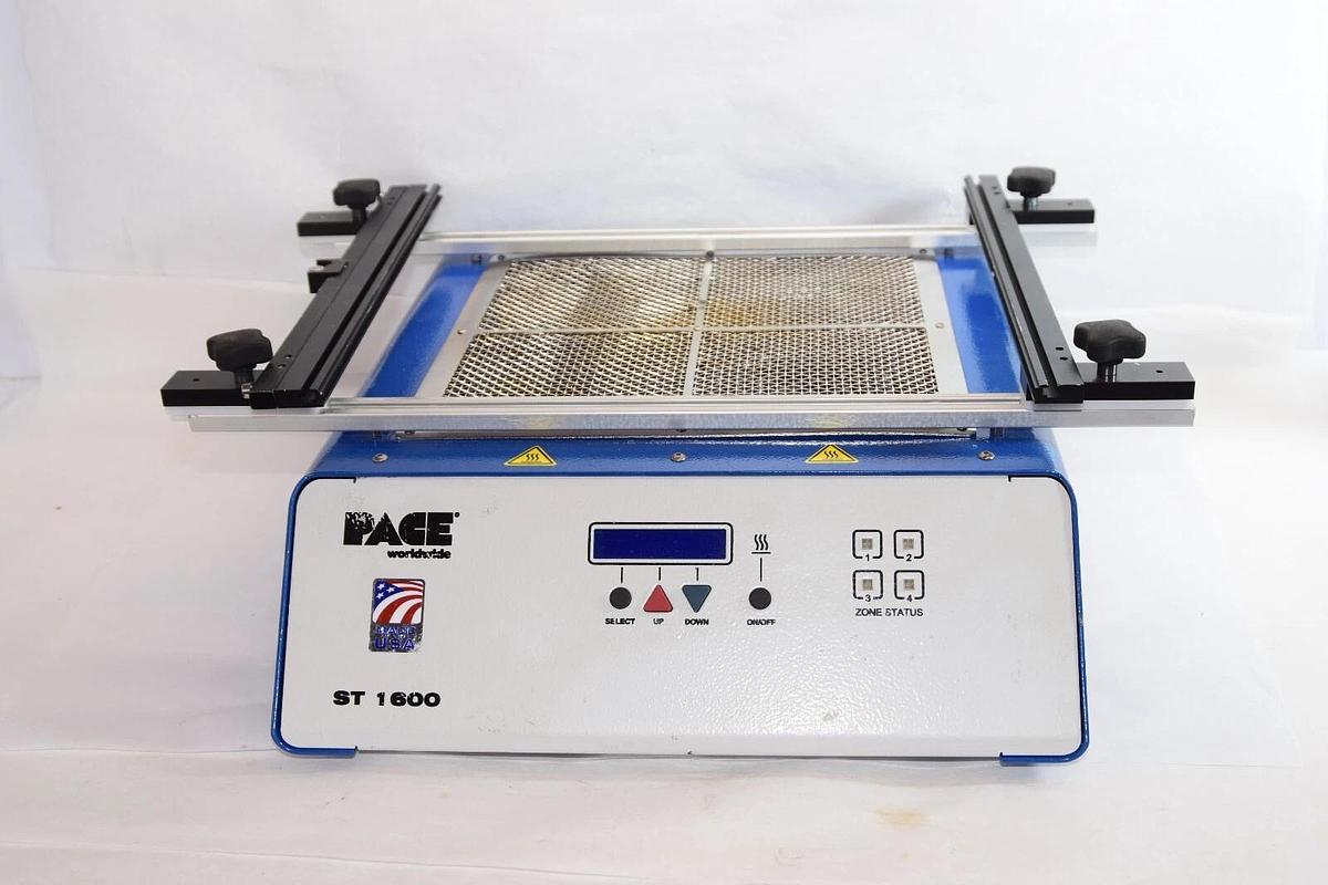 Used PACE ST1600 7008-0302 Programmable Pre-Heater With Built In PCB Holder
