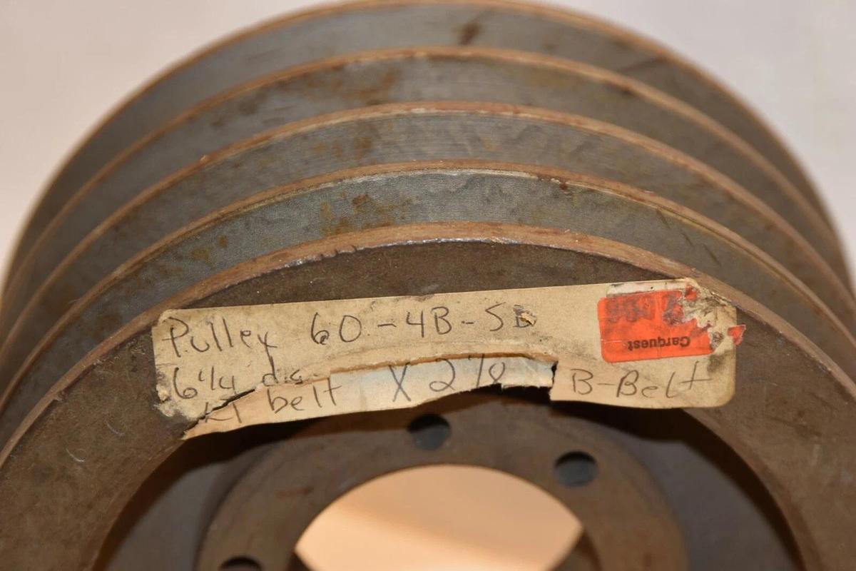 (NEW) 60-4B-SD 6.0-4B-SD 4 Groove Pulley Sheave