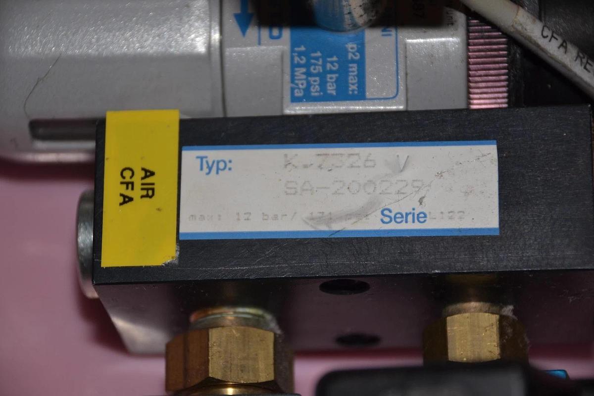 Used FESTO FILTER REGULATOR 162687 K.7326 V SA-200229 LFR-D-MINI 12 BAR 171 PSI L122
