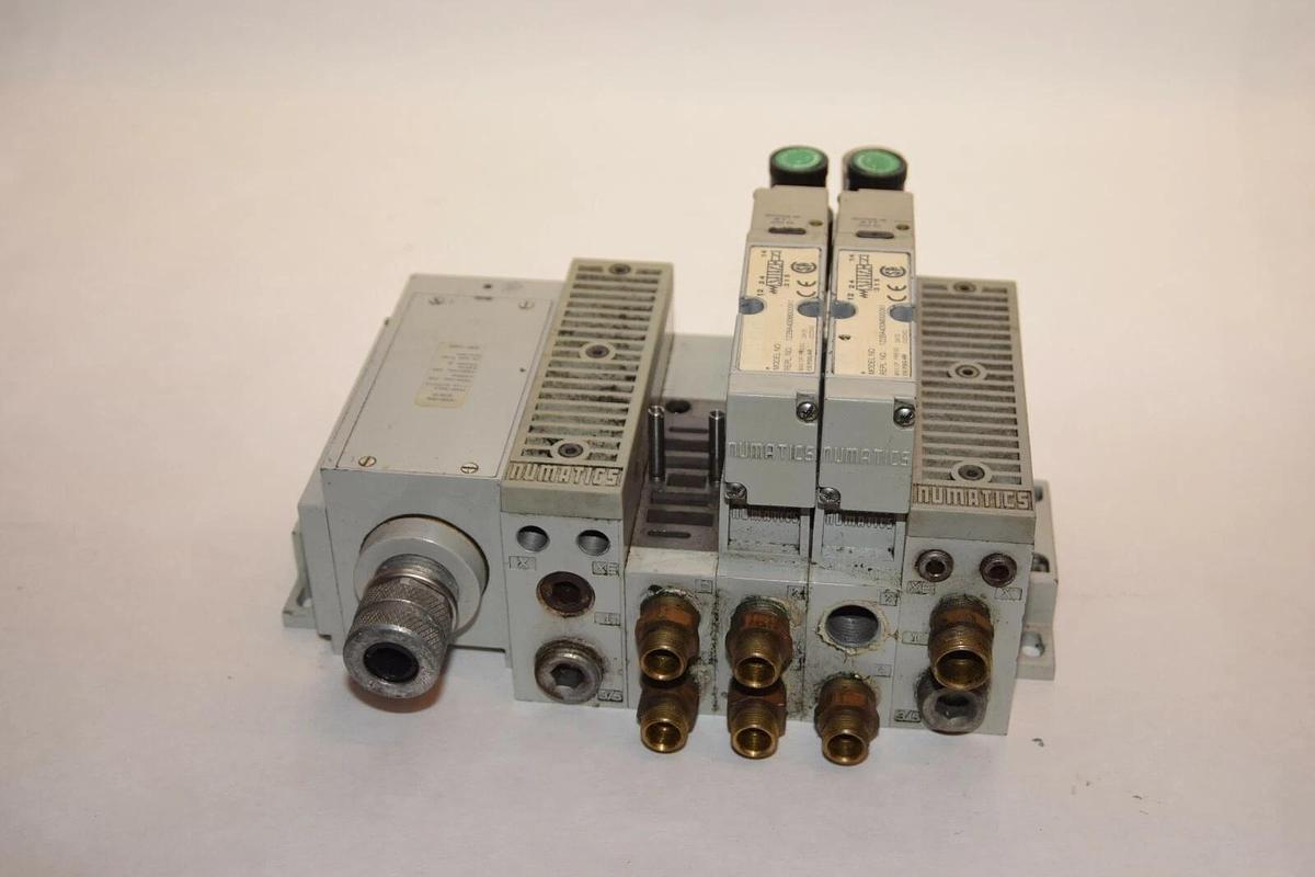 Used NUMATICS 239-1229 Manifold Block With Valves 122BA400M000061