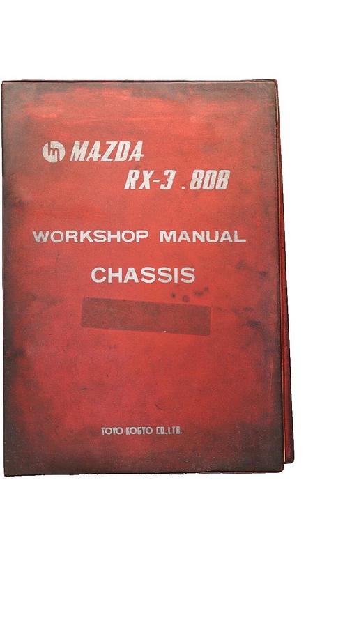 Used MAZDA RX-3 , 808 Chassis Workshop Manual