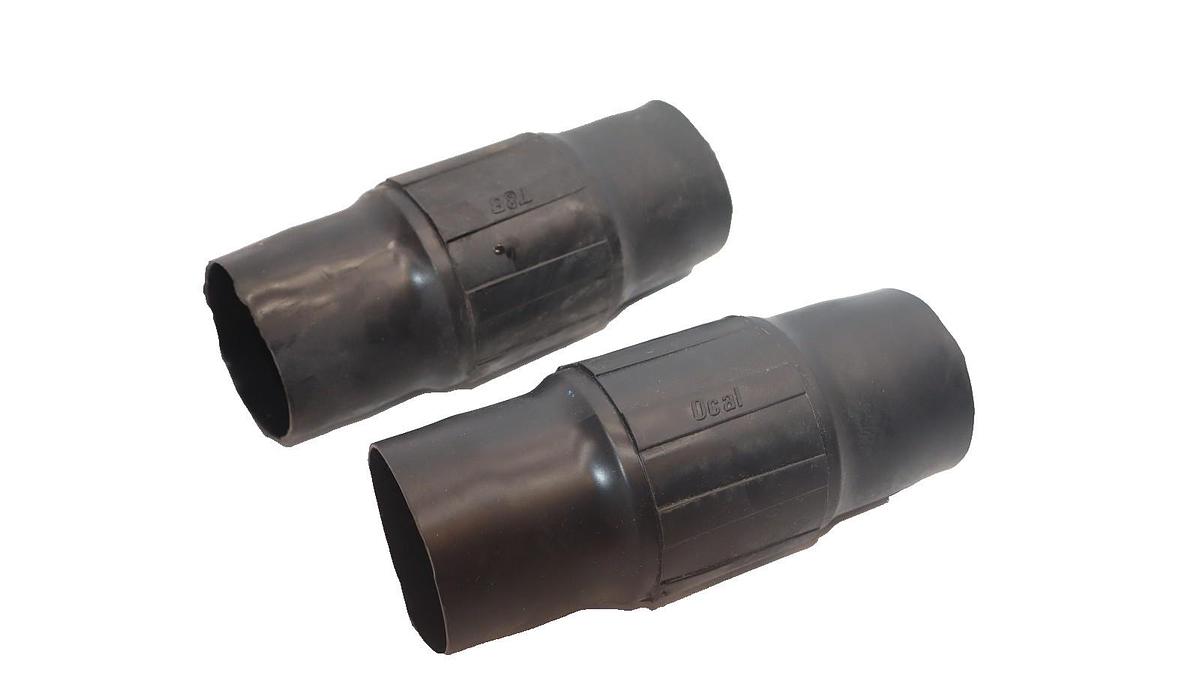(2) THOMAS & BETTS T&B OCAL 1-1/2" PVC Coated Conduit Body Fitting Coupling NEW