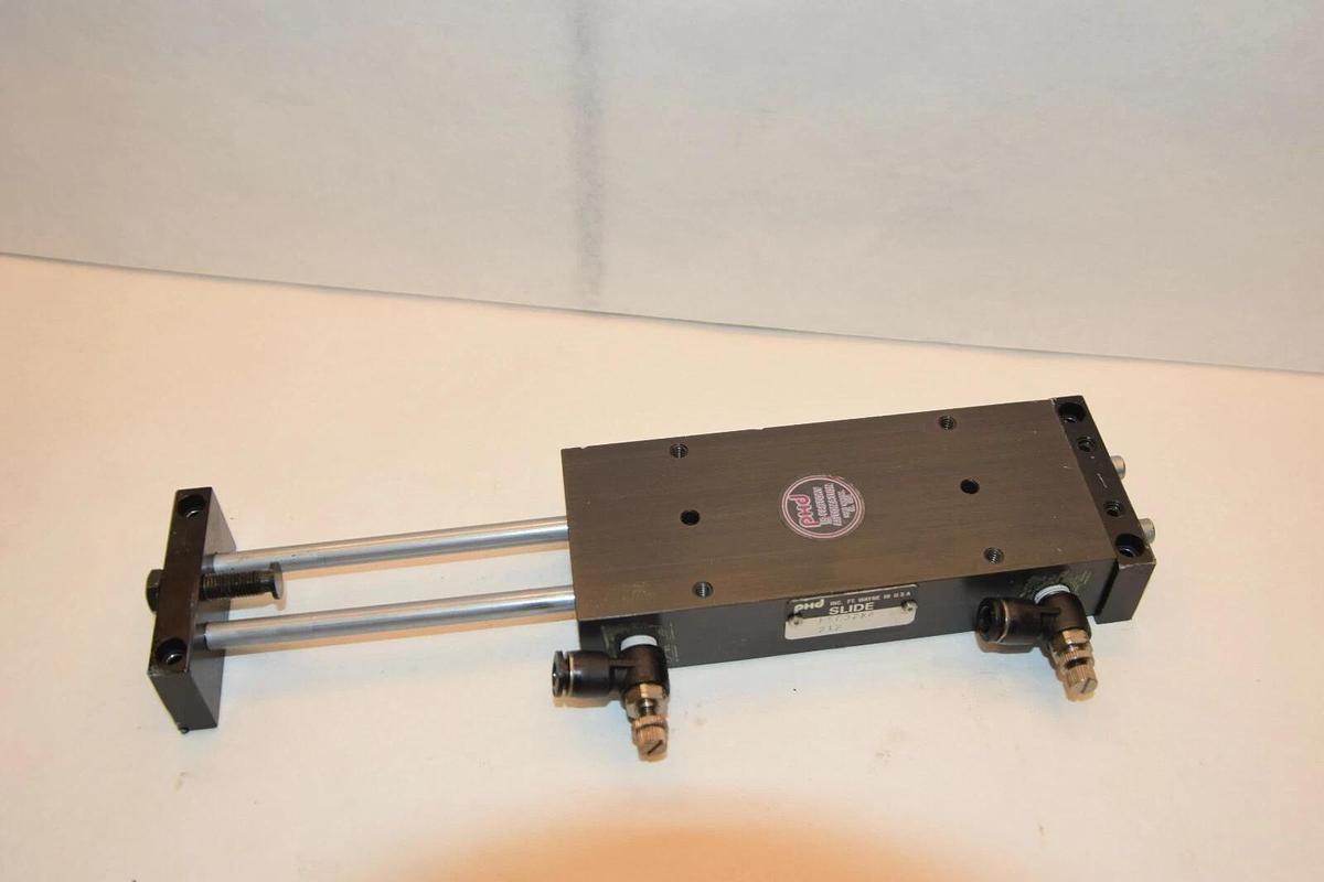 Used PHD Slide MS032x4 212 MS032x4212 Approx 4" Stroke Pneumatic Slide