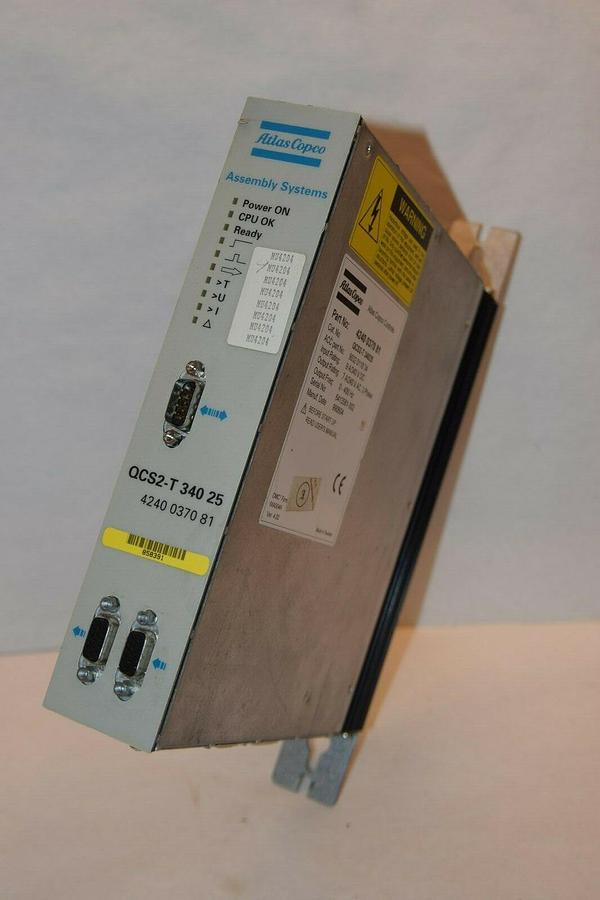 Used ATLAS COPCO SERVO CONTROL 4240 0370 81 4240037081 QCS2-T 34025
