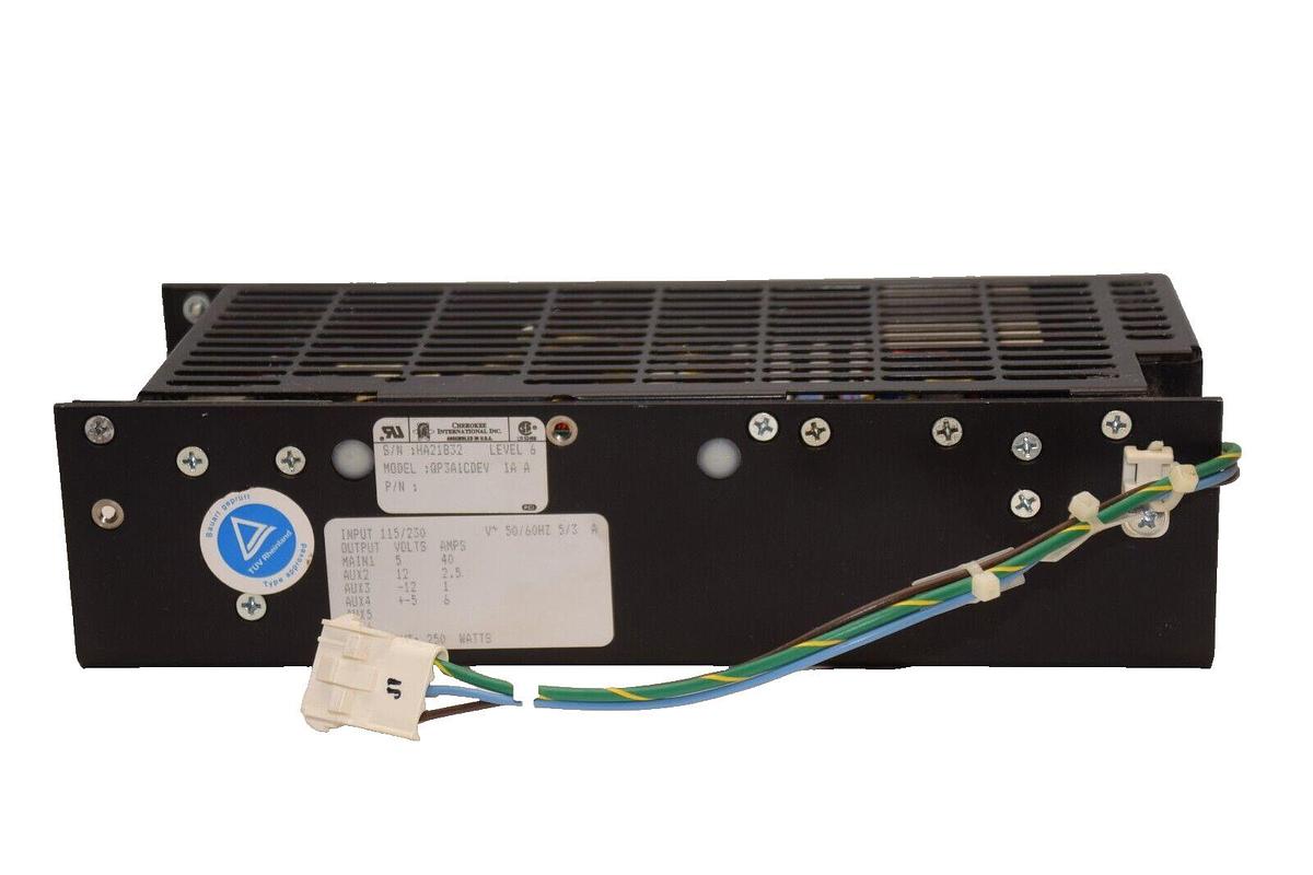 Used Cherokee International Power Supply Level 6 QP3A1CDEV  115/230v 250w 250 watts
