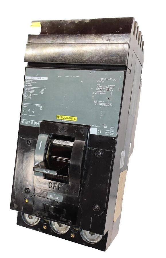 Used Square D Schneider HACR CAAR LA Circuit Breaker LA36300 300A 300 Amp 3p
